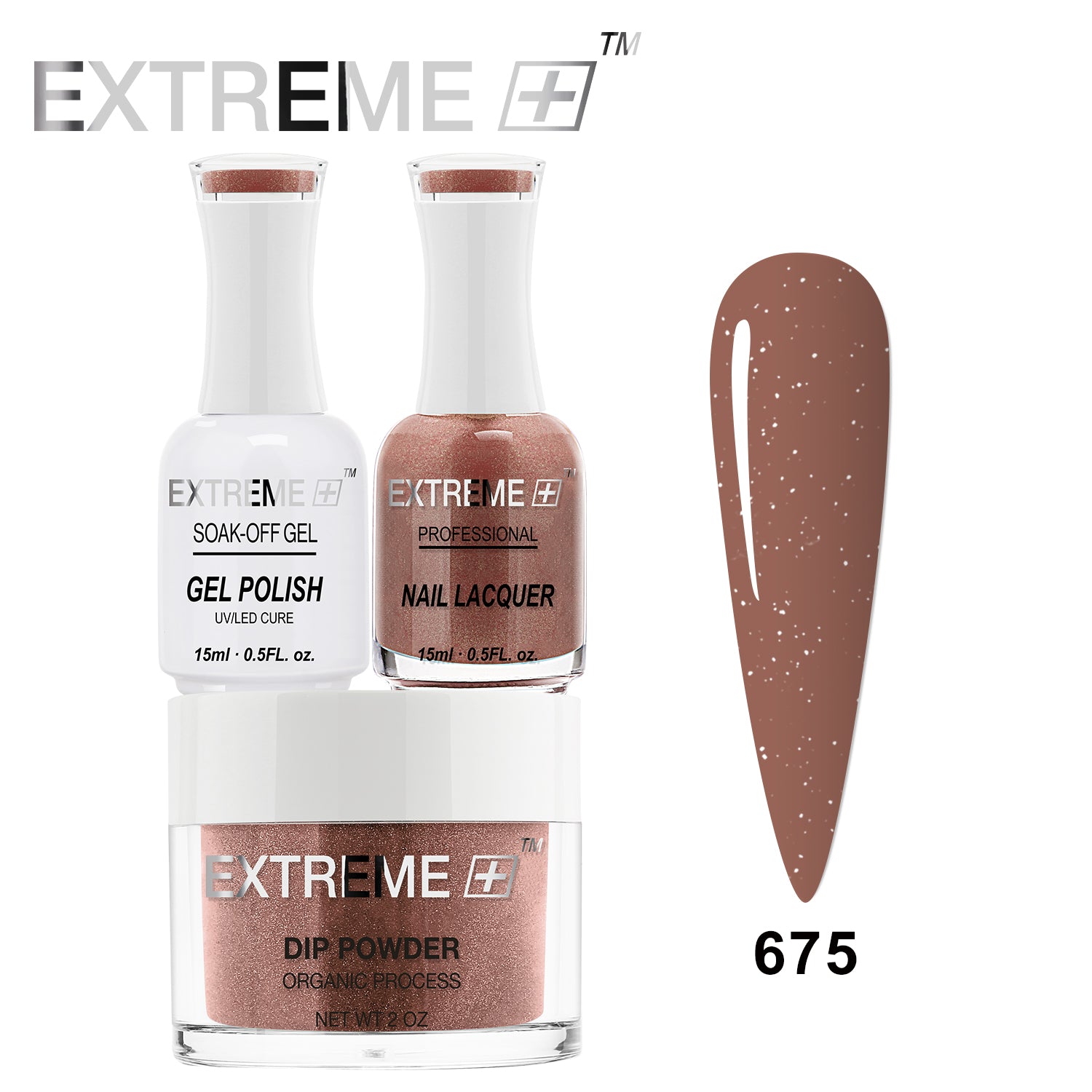 EXTREME+ 3 in 1 Combo Set - Gel, Lacquer, & Dip - #675