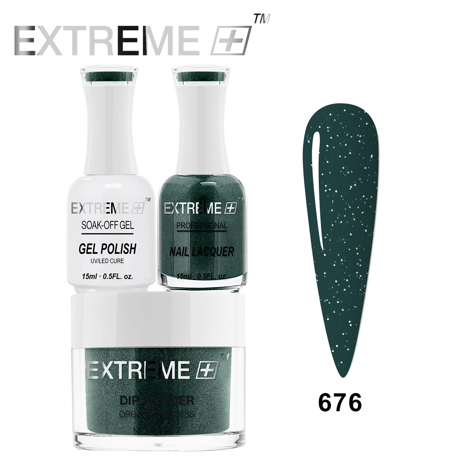 EXTREME+ 3 in 1 Combo Set - Gel, Lacquer, & Dip - #676