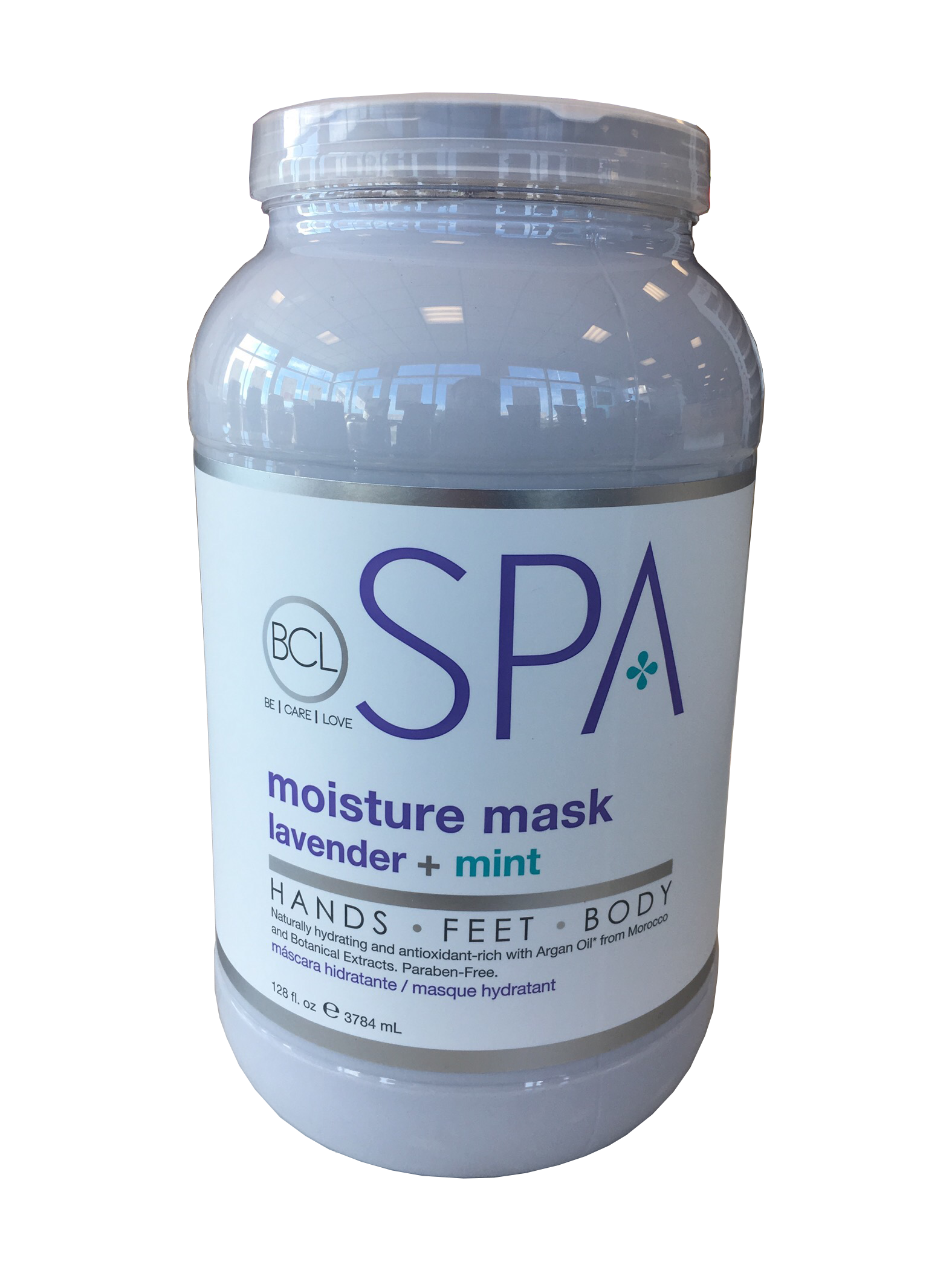 BCL Spa Moisture Mask Oải hương + Bạc hà (128 oz)