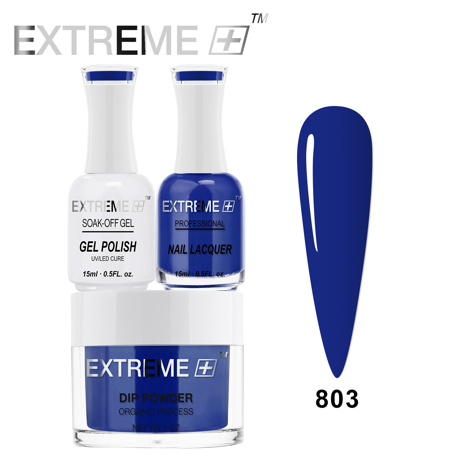 EXTREME+ 3 in 1 Combo Set - Gel, Lacquer, & Dip - #803