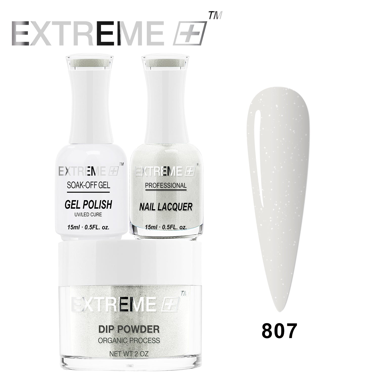 EXTREME+ 3 in 1 Combo Set - Gel, Lacquer, & Dip - #807