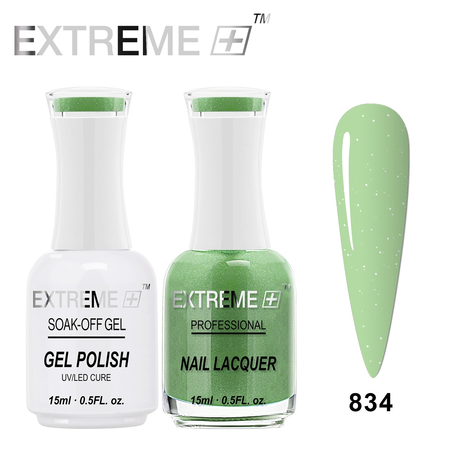 Sơn mài kết hợp gel EXTREME+ (Bộ đôi) - #834 