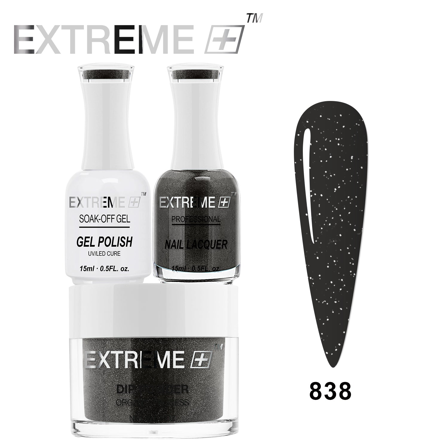 Bộ Combo EXTREME+ 3 trong 1 - Gel, Sơn mài &amp; Nhúng - #838