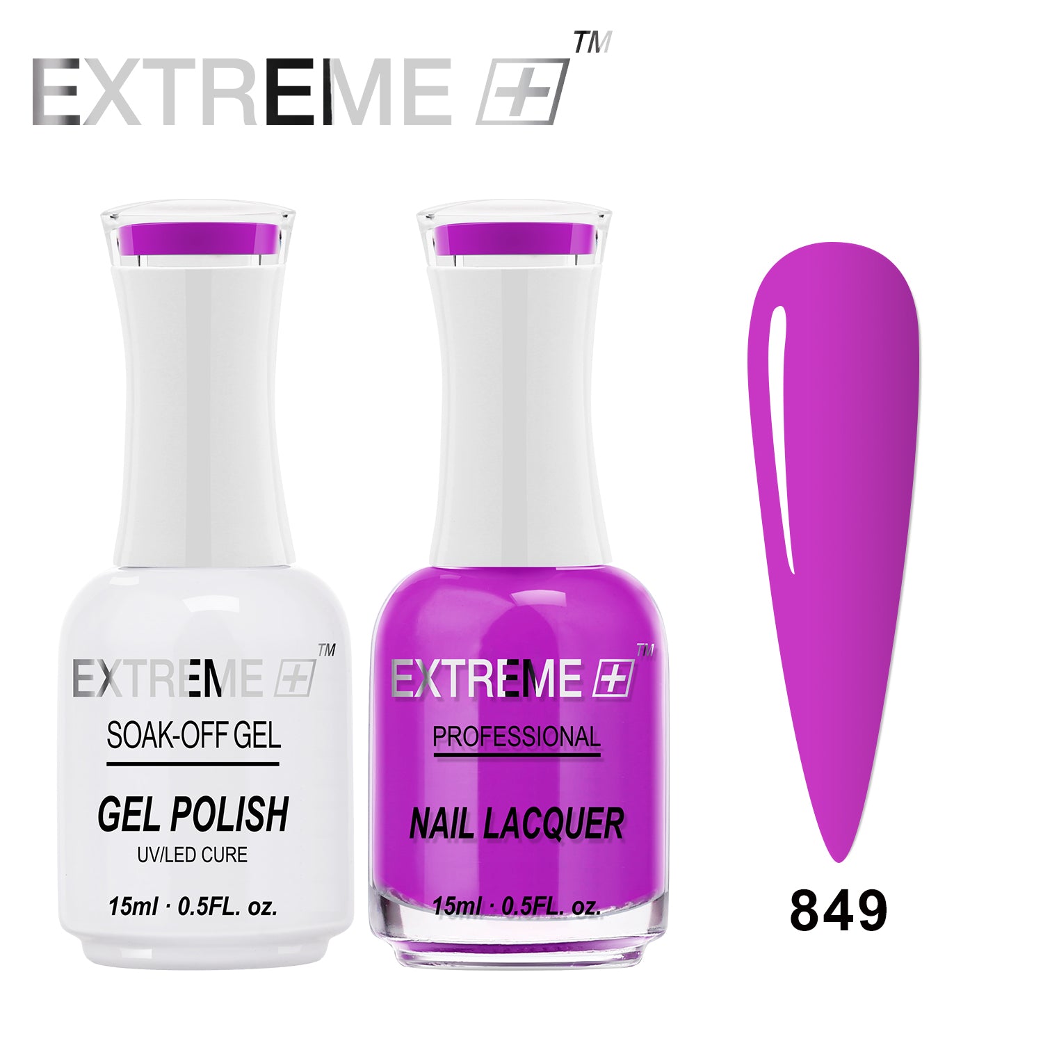 EXTREME+ Gel Matching Lacquer (Duo) - #849