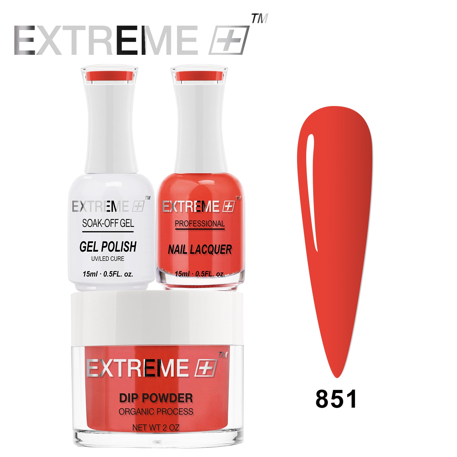 EXTREME+ 3 in 1 Combo Set - Gel, Lacquer, & Dip - #851