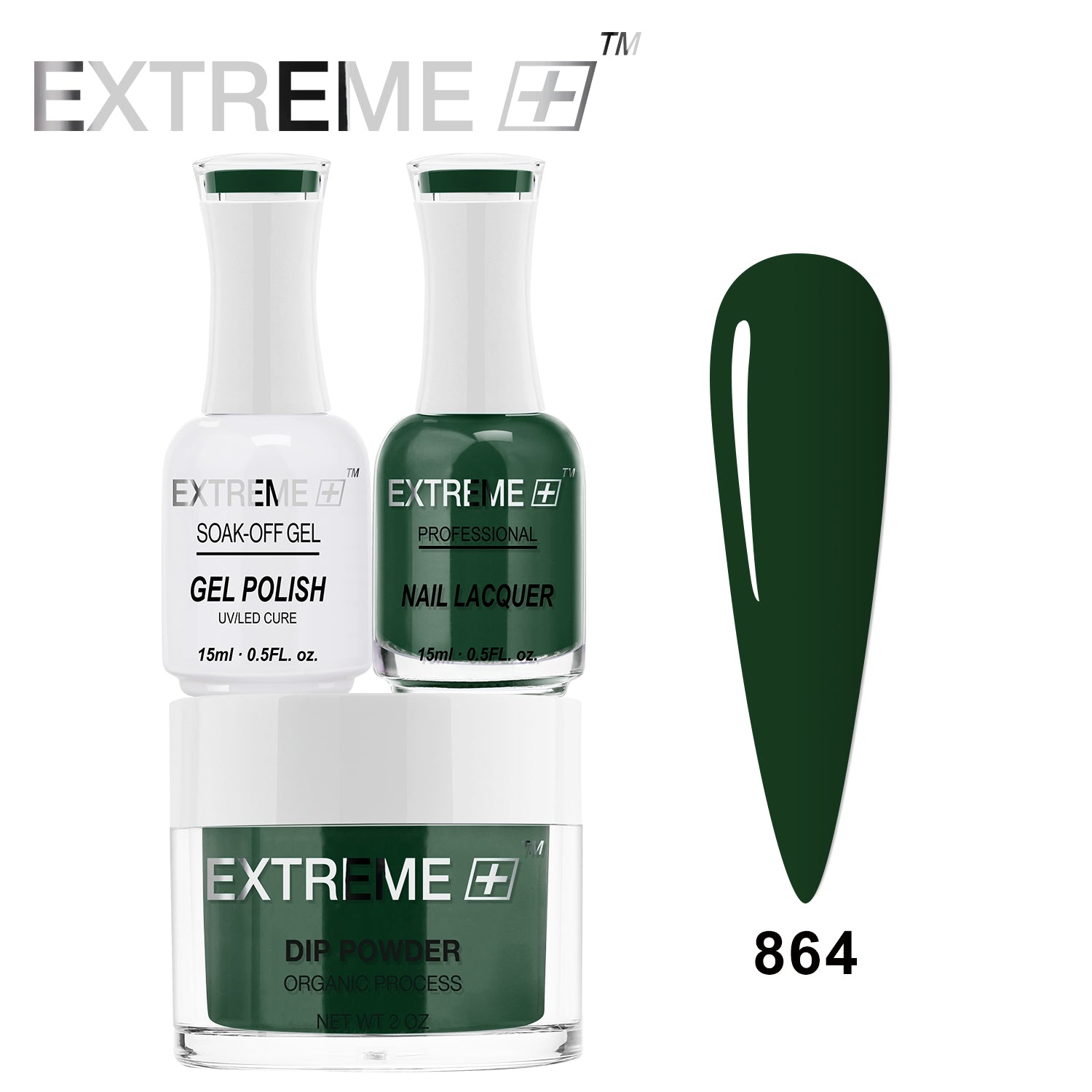 EXTREME+ 3 in 1 Combo Set - Gel, Lacquer, & Dip - #864