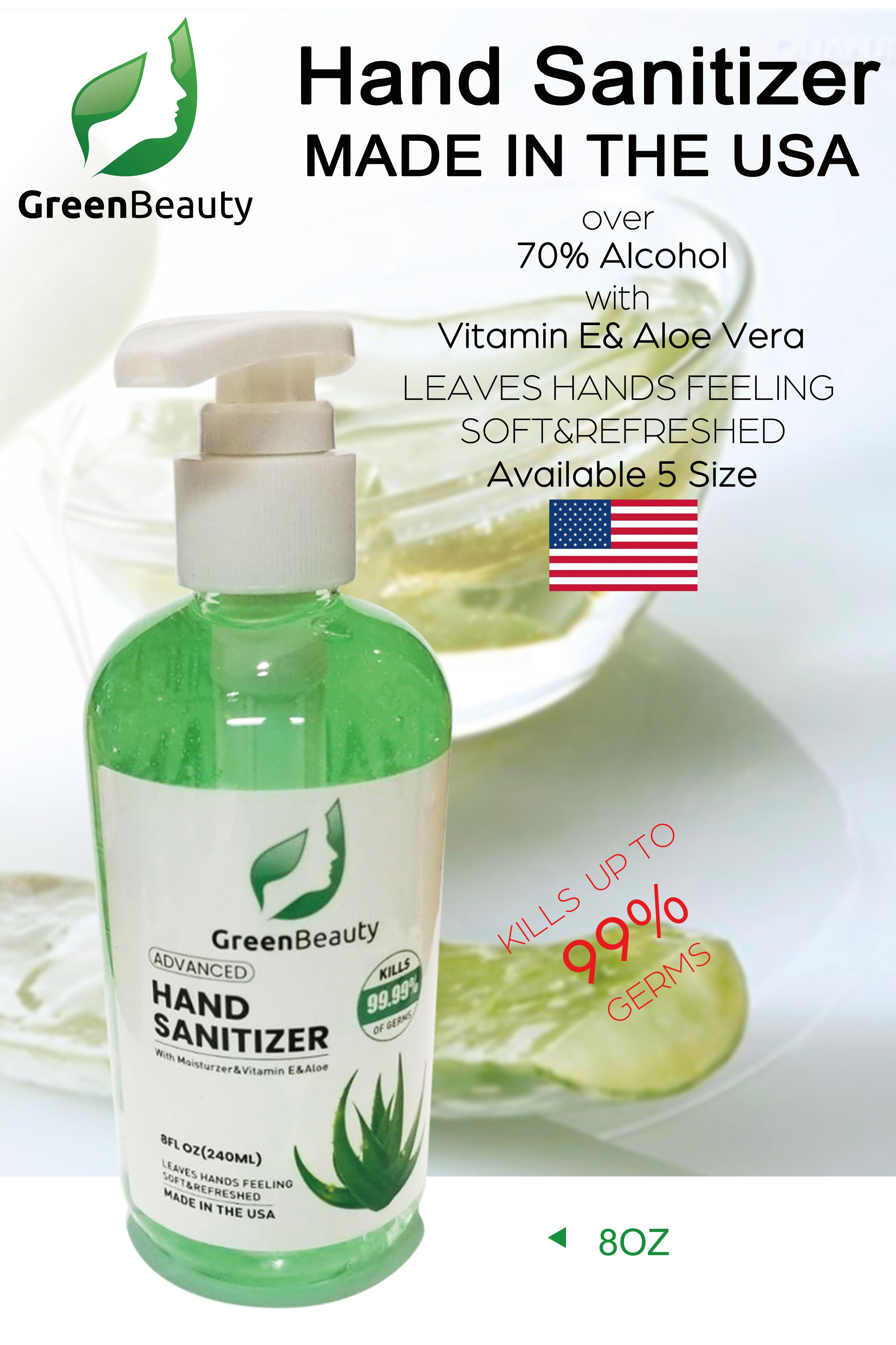 GreenBeauty Hand Sanitizer 16 oz