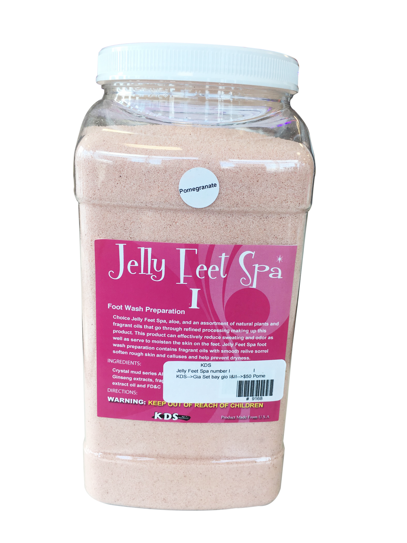 KDS Jelly Feet Spa Number I - Pomegranate