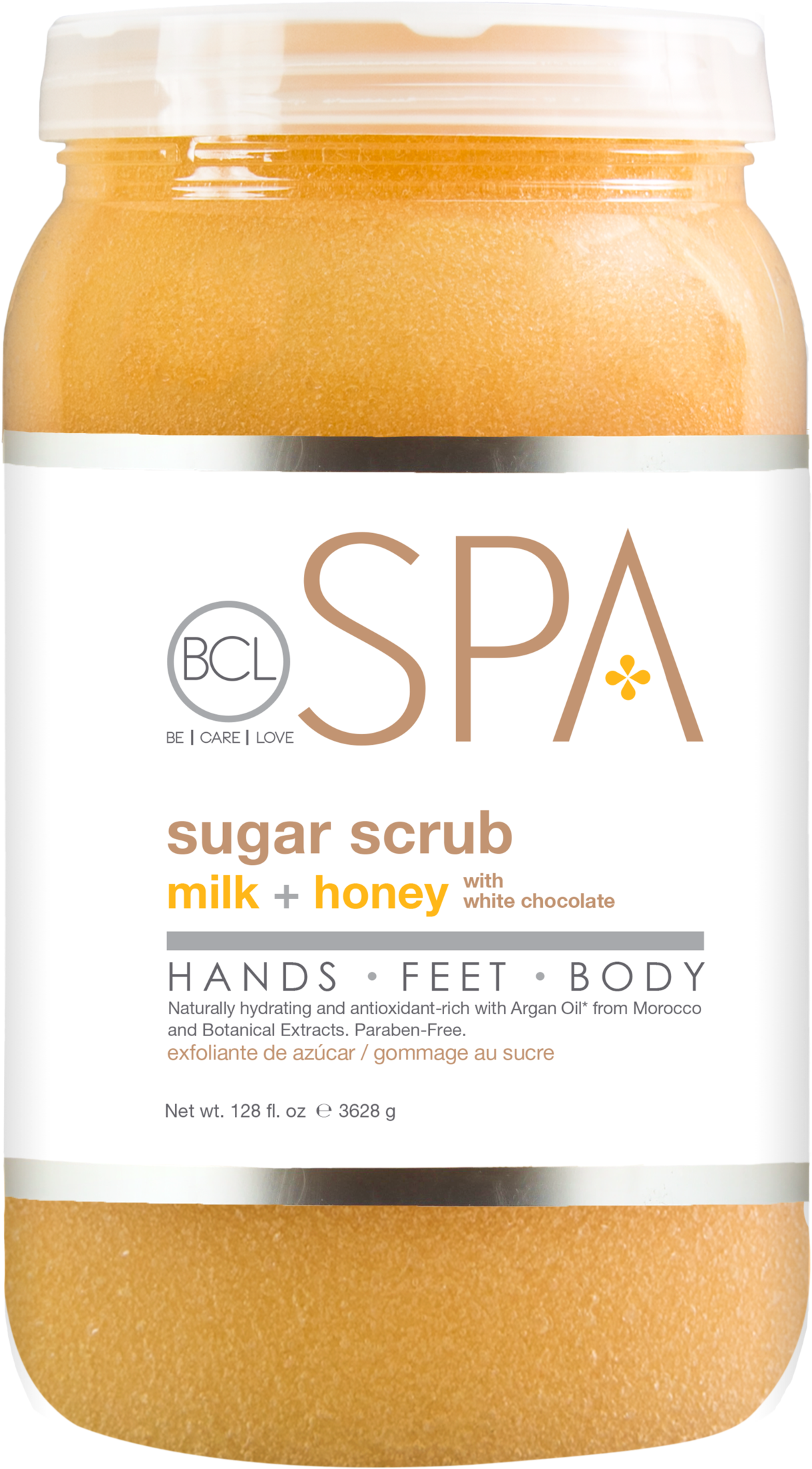 BCL Spa Sugar Scrub Milk &amp; Honey With White Chocolate 128 oz