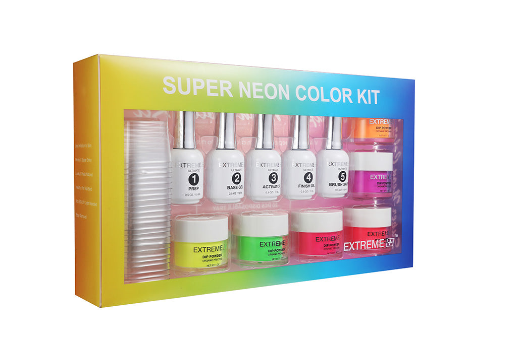 EXTREME+ Super Neon Color Dipping Powder Kit