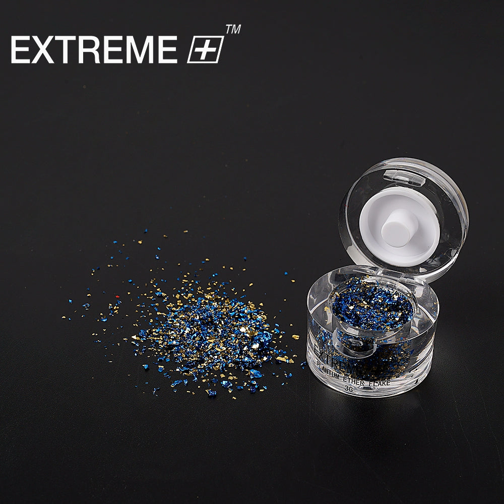 EXTREME+ Aluminum Nail Flakes Set / 6 colors