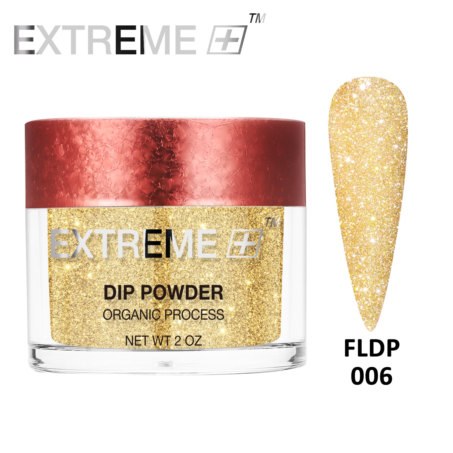 EXTREME+ Flashlight on Nail Reflective Glitter Dipping Powder - #006 Bronzer