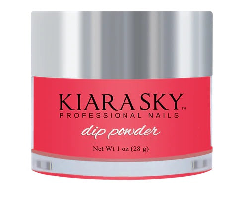 Kiara Sky Glow In Dark Dip Powder - DG132 Sinful Pink