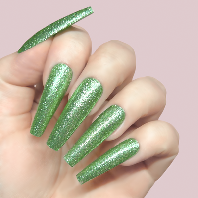 Kiara Sky Platinum FX Glitter Gel - GFX208 EMERALD STAR