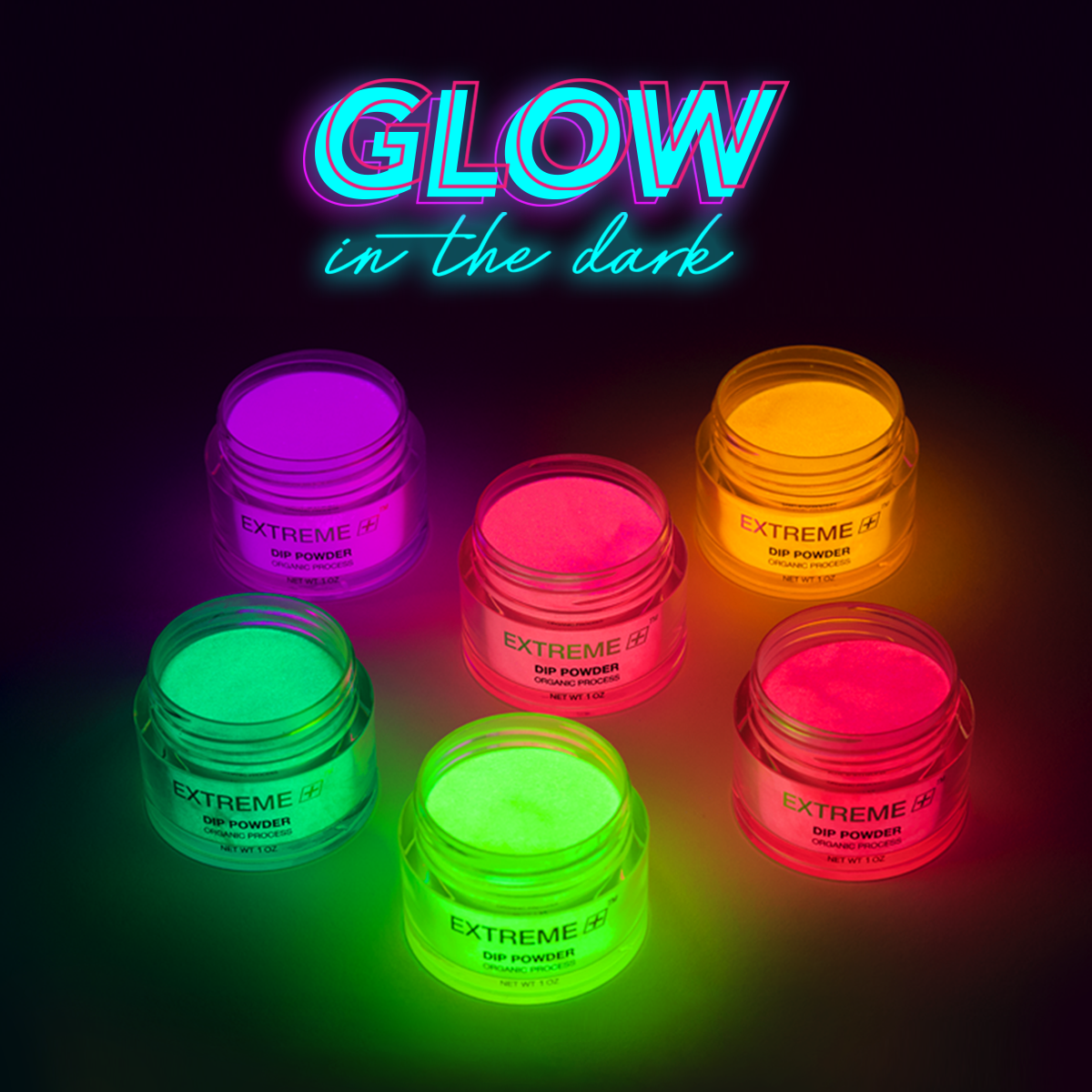 EXTREME+ Glow in the Dark Dipping Powder Kit