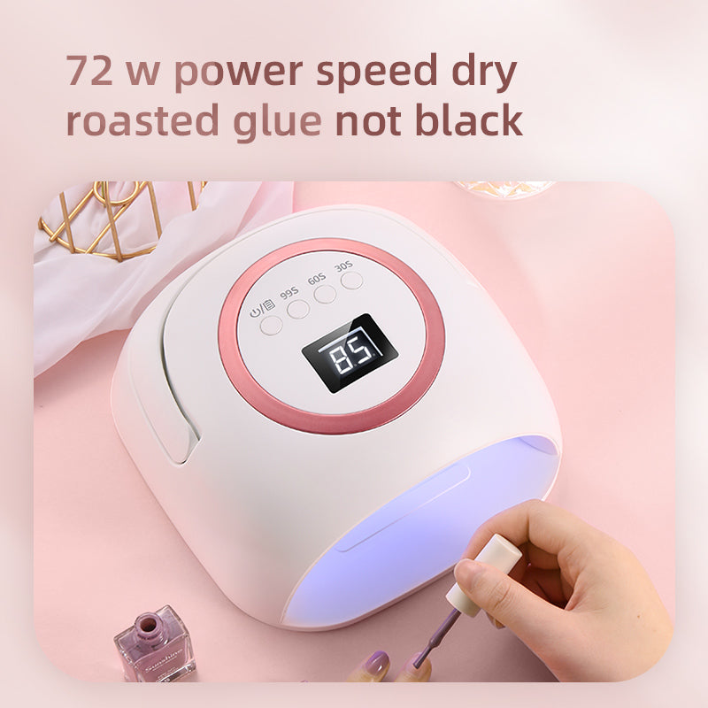 EXTREME+ Cordless & Rechargeable LED Nail Lamp 72W Wireless UV Led Nail Dryer Professional