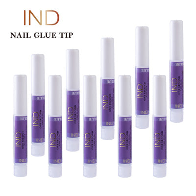 4 PCS IND Nail Tip Keo - Chất kết dính siêu dính cho đầu móng tay acrylic - 0,07 oz cho mỗi loại keo