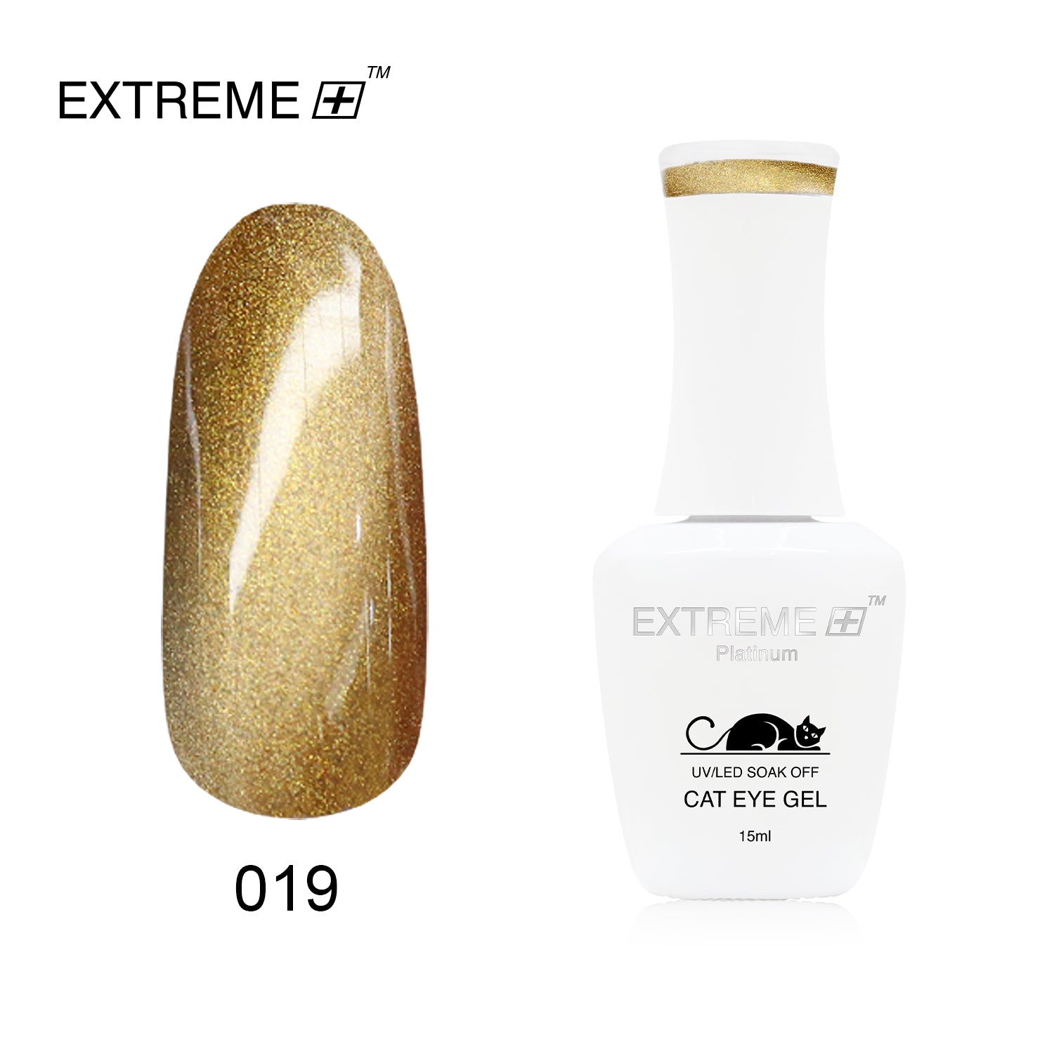 EXTREME+ Platinum CAT EYE Gel #019