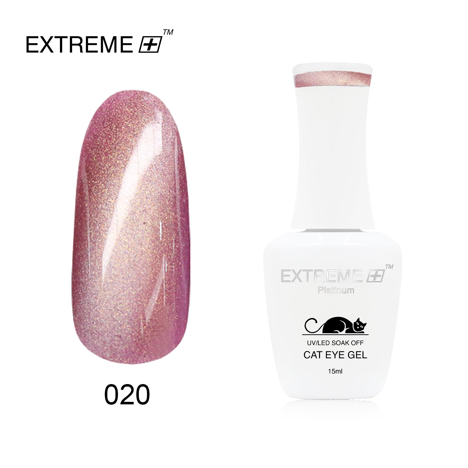 EXTREME+ Platinum CAT EYE Gel # 020