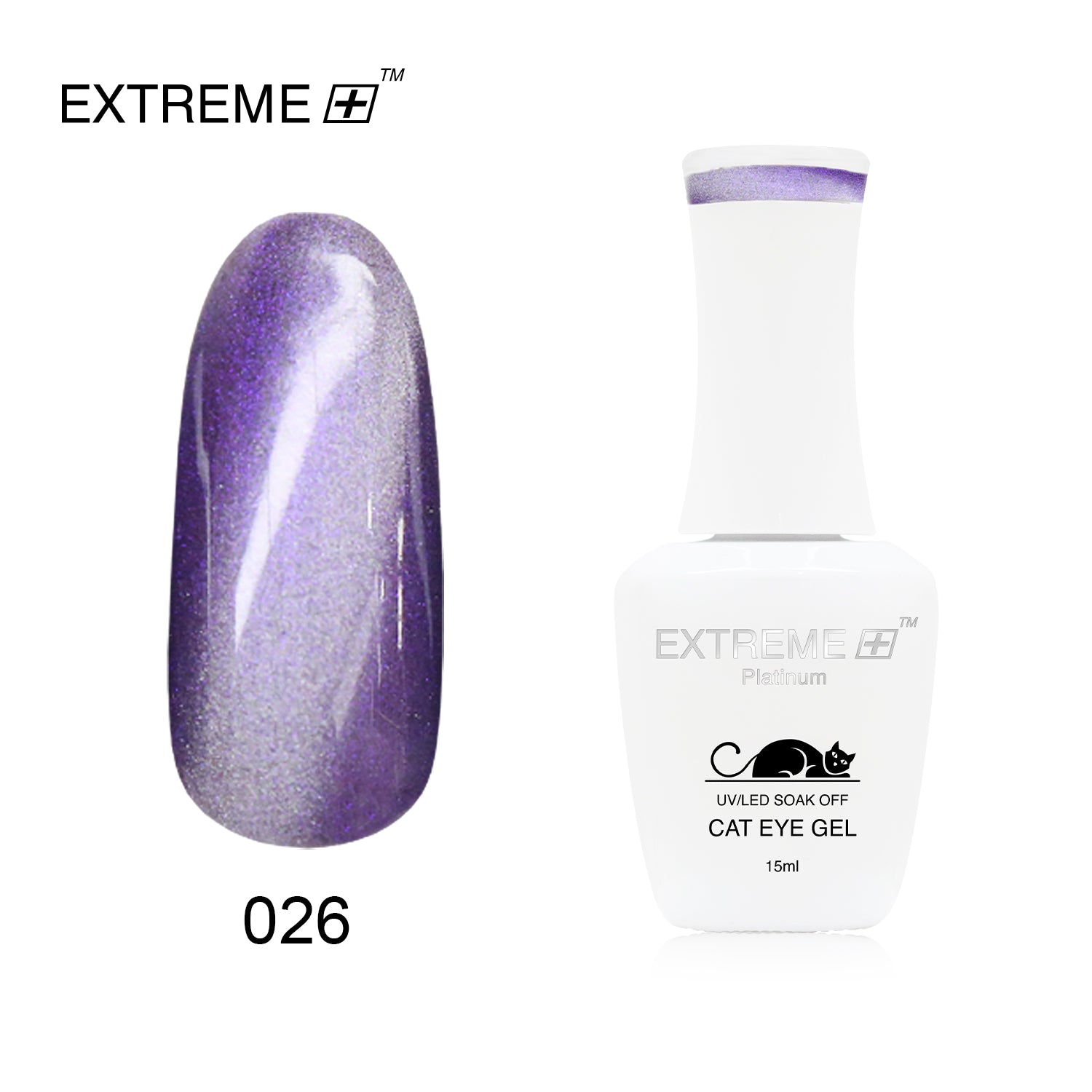 EXTREME+ Platinum CAT EYE Gel #026