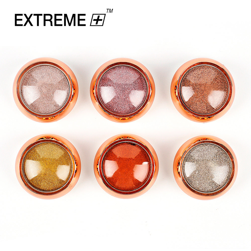 EXTREME+ Metallic Mirror Effect Chrome Powder Kit 6 colors