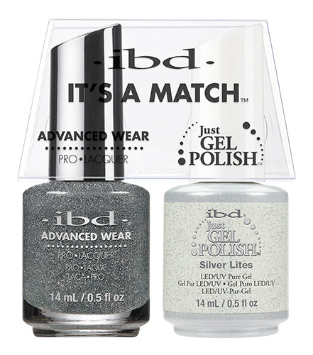 IBD Duo Gel # 65469 Silver Lites