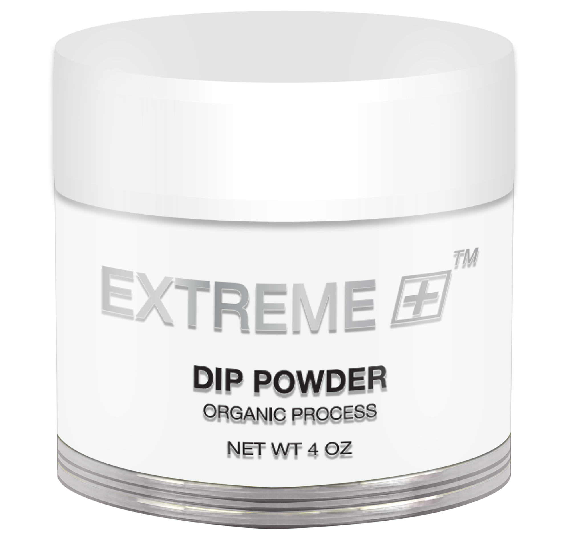 EXTREME+ Dipping Powder Organic - Hồng &amp; Trắng: Màu trắng Mỹ - 4 oz