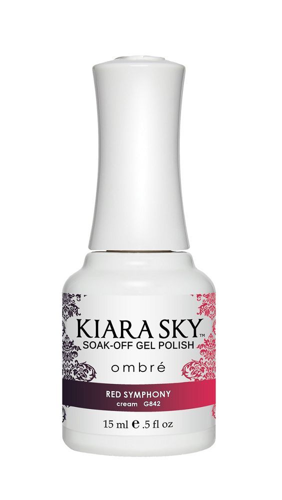 Kiara Sky Gel Polish - G842 Red Symphony Attribute Red Symphony Size 0.5 oz