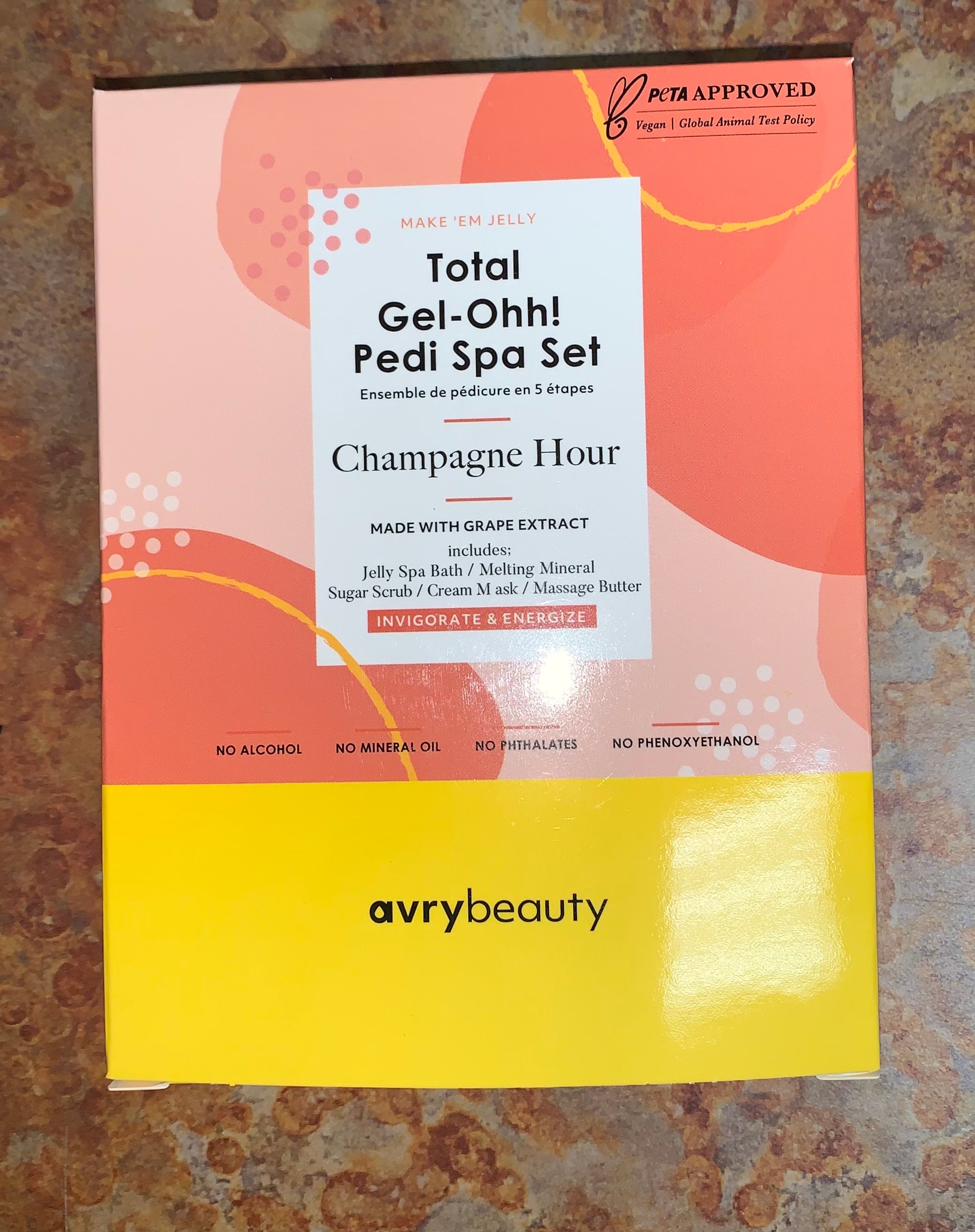 Avry Beauty Gel-Ohh Pedicure 5 Steps - Giờ Sâm panh 