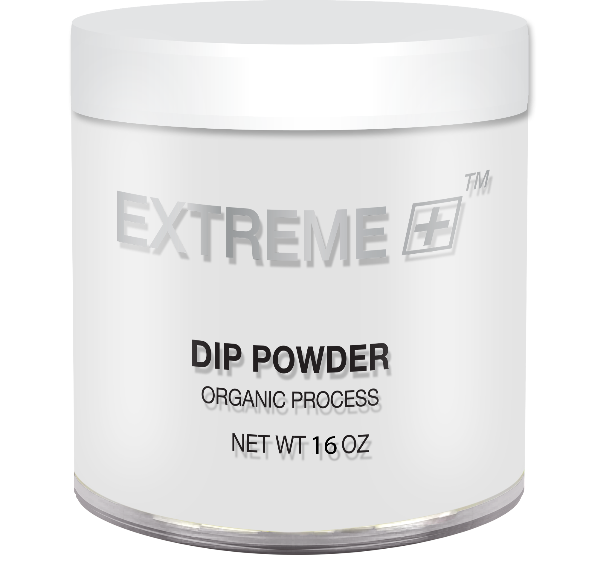 EXTREME+ Dipping Powder Hữu cơ - Hồng &amp; Trắng: Trong suốt 16 oz