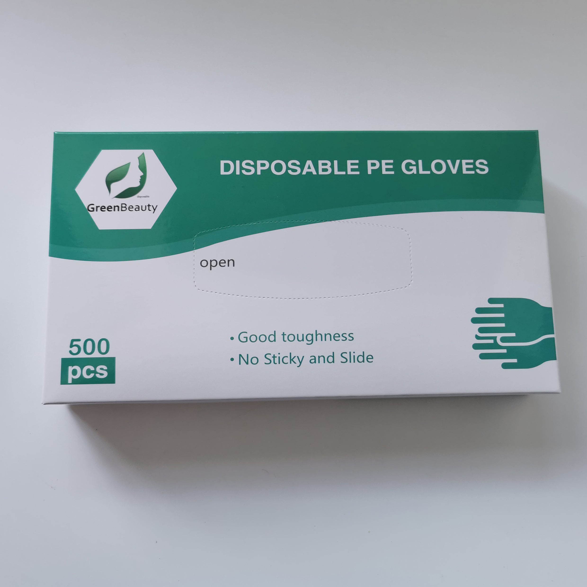 GreenBeauty  Plastic Disposable Gloves - Box  / 500 pcs