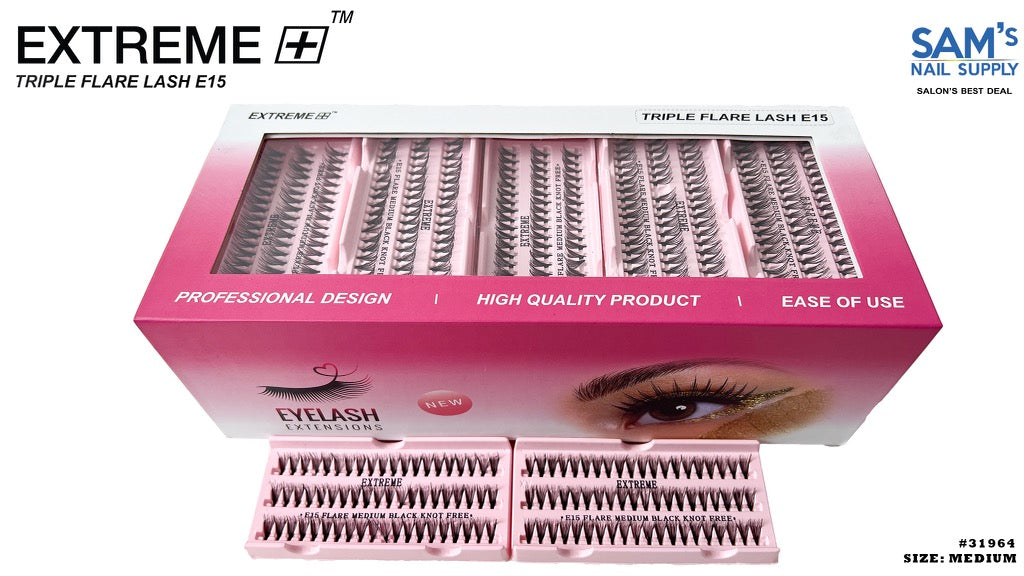 Extreme Triple Flare Lash E15 - Medium