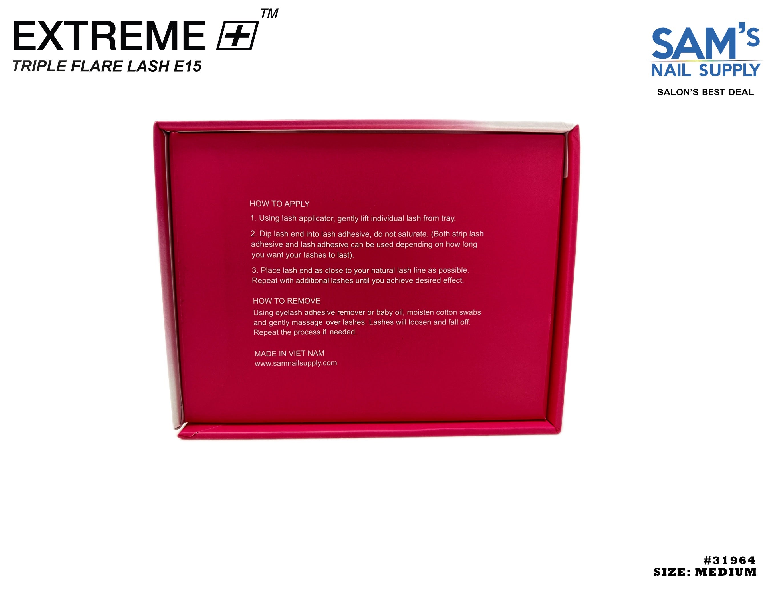 Extreme Triple Flare Lash E15 - Medium