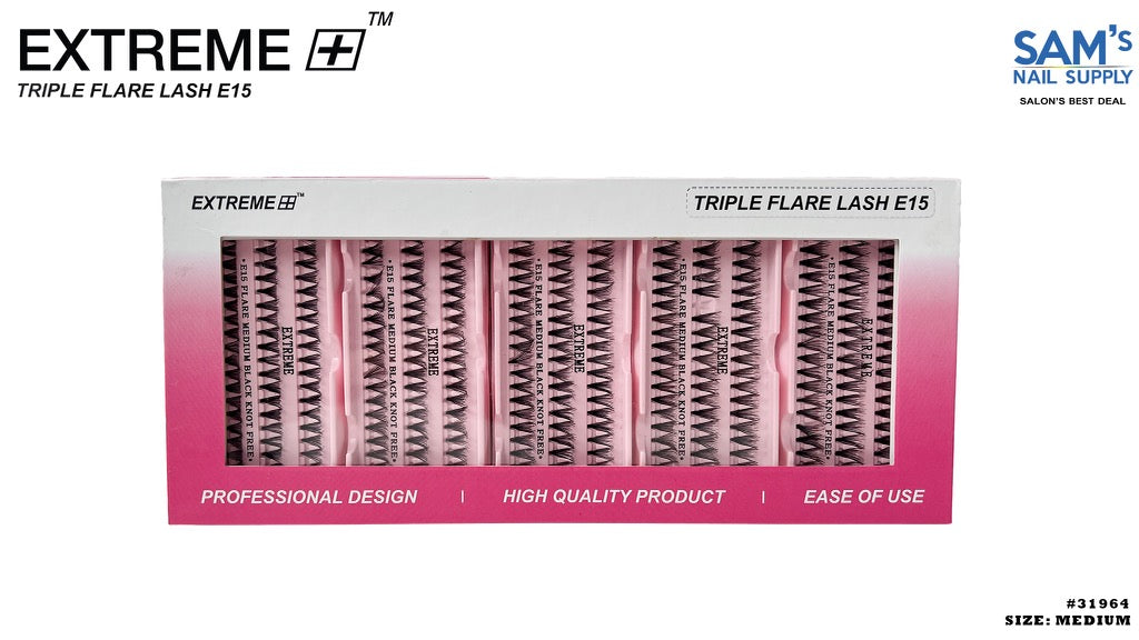 Extreme Triple Flare Lash E15 - Medium