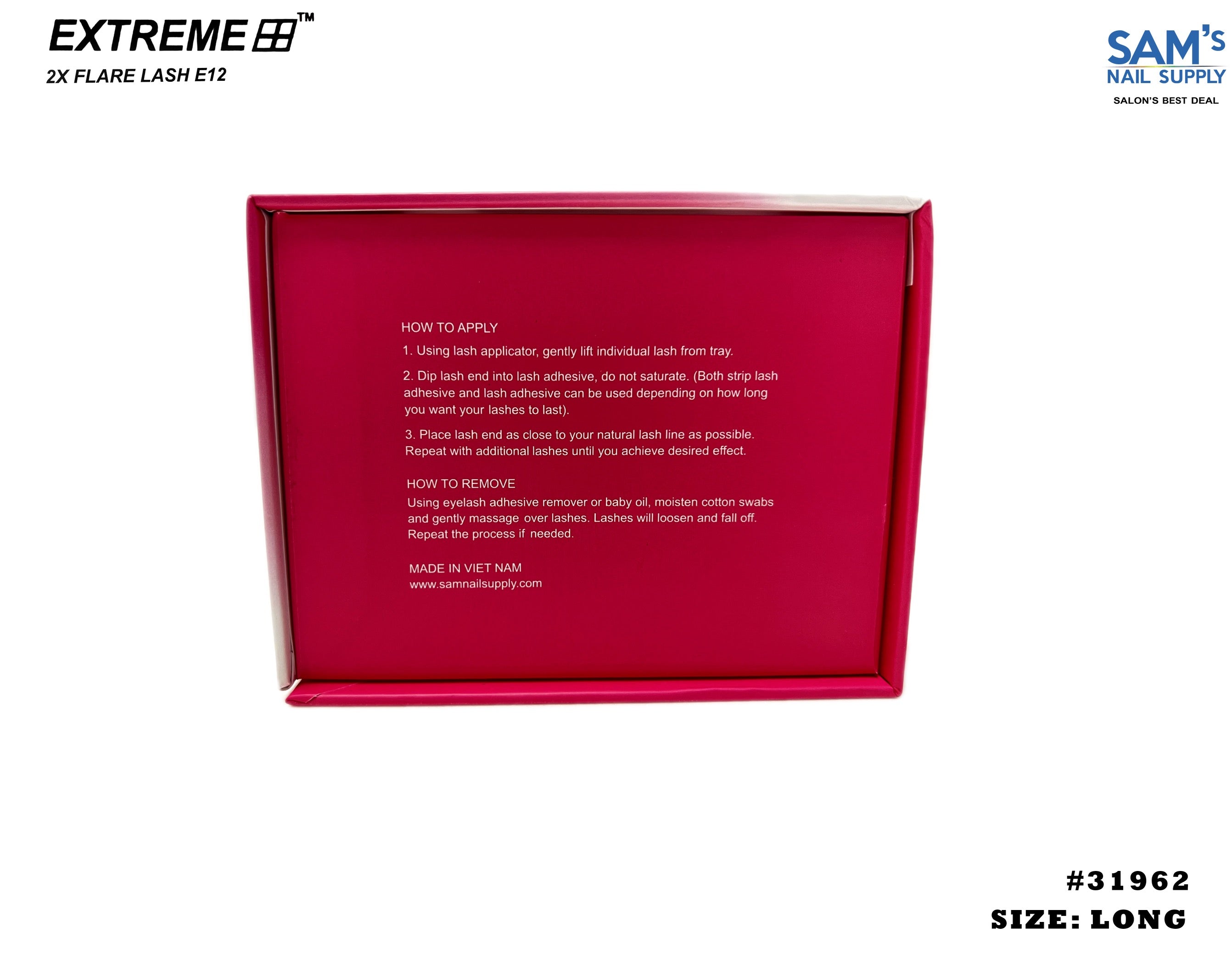 Extreme 2X Flare Lash E12 Knot Free - Long