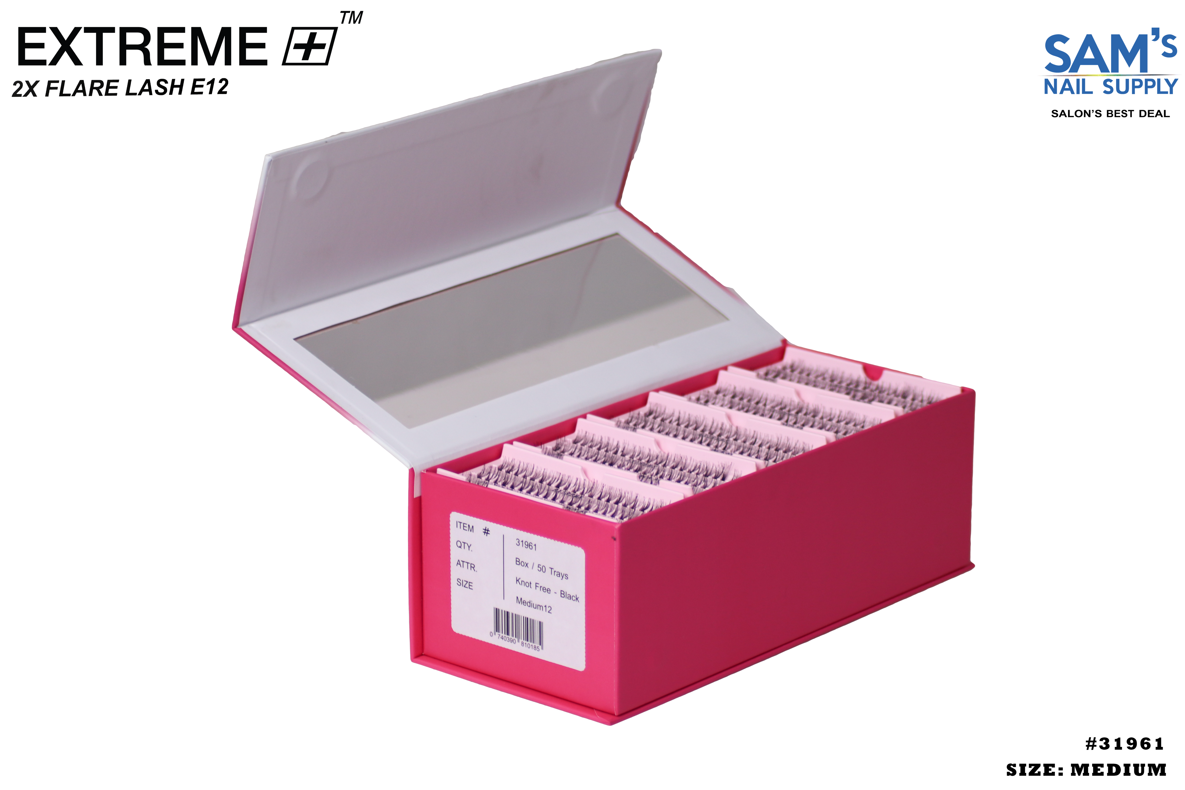 Extreme 2X Flare Lash E12 Knot Free - Medium