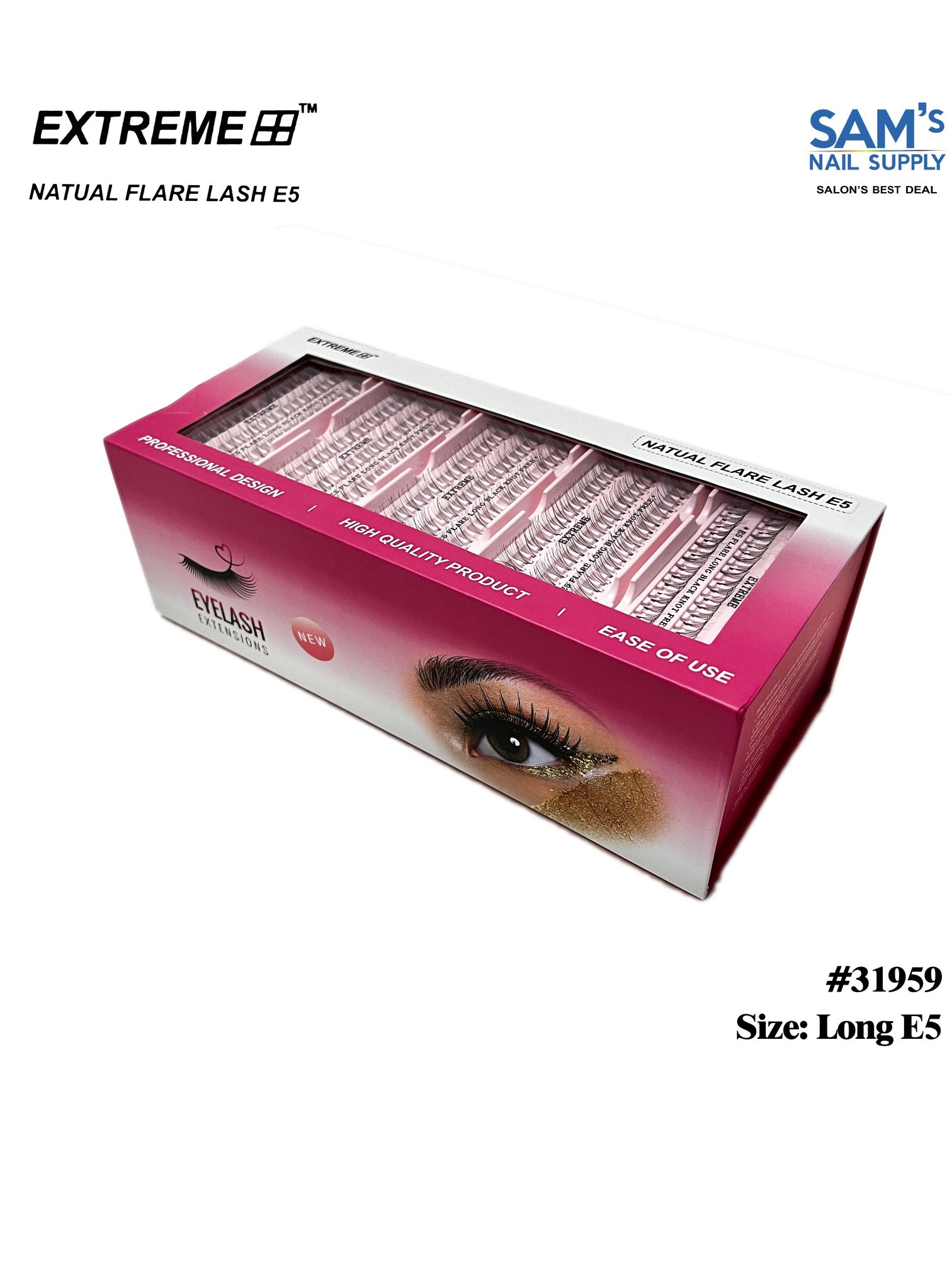 Extreme Natural Flare Lash Knot Free E5 - Long