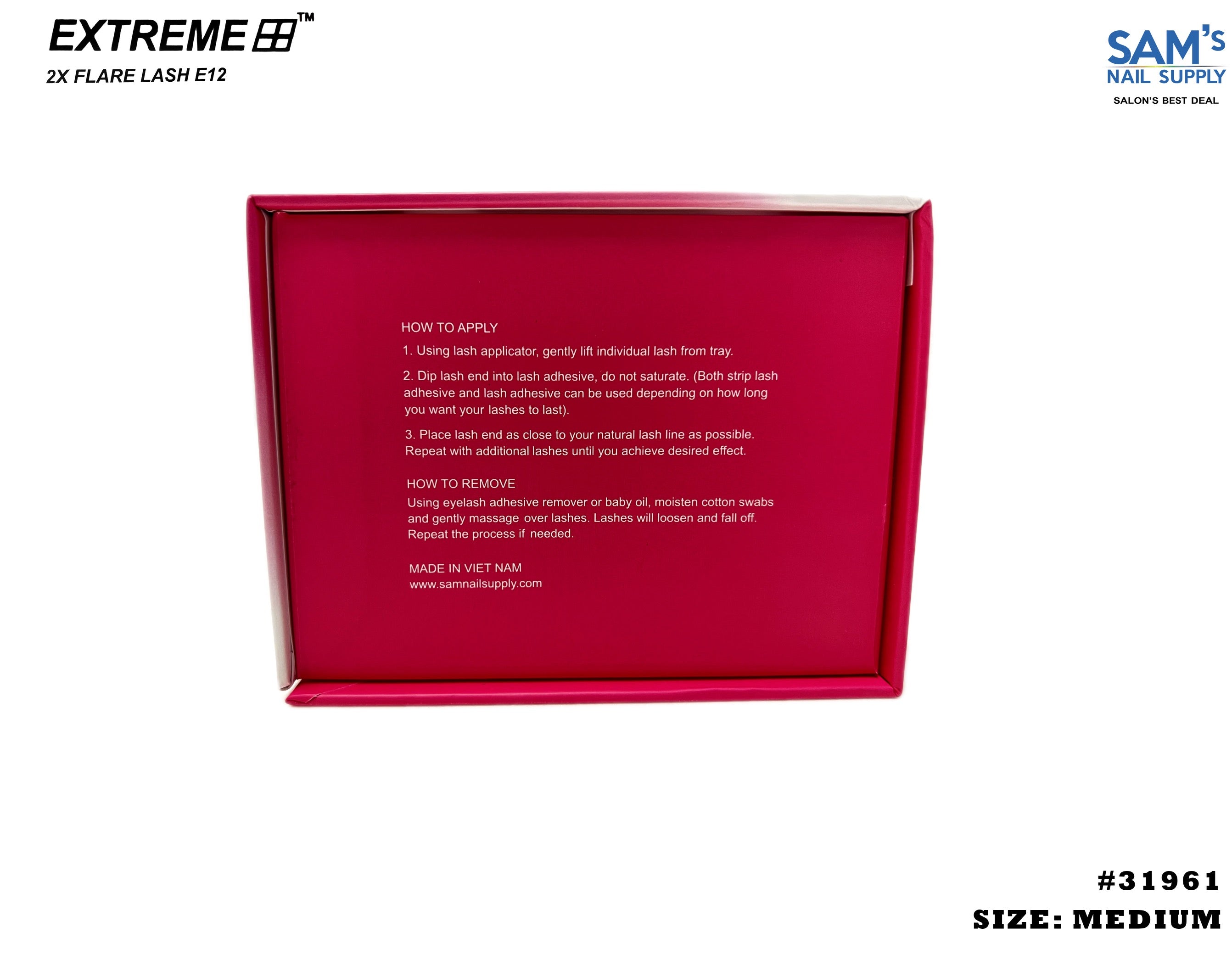 Extreme 2X Flare Lash E12 Knot Free - Medium