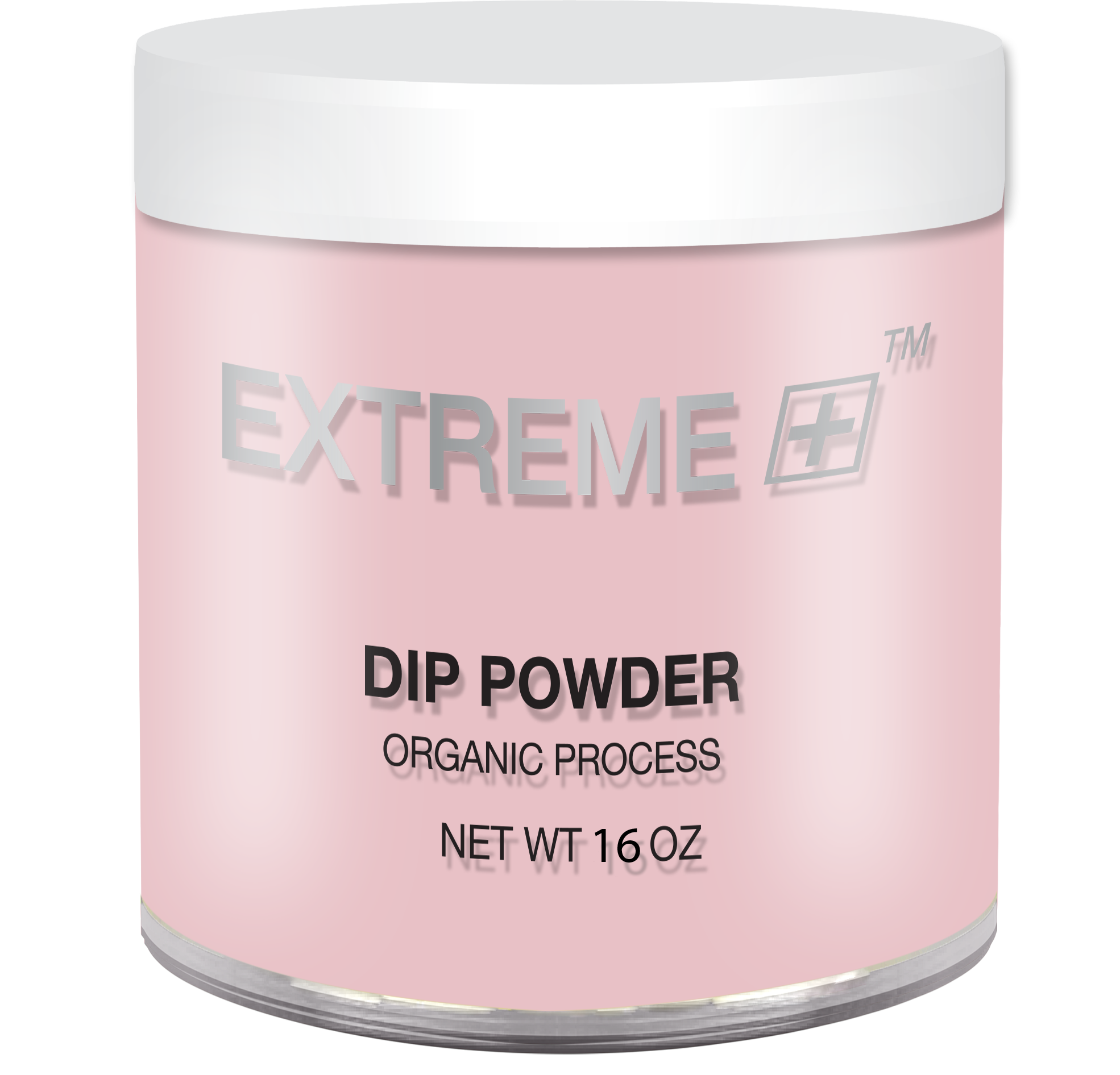 EXTREME+ Dipping Powder Organic - Pink & White: Intense Pink - 16 oz