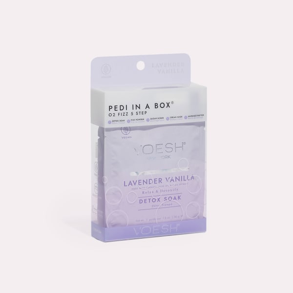 VOESH Pedi in a Box O2 Fizz 5 Step - Lavender