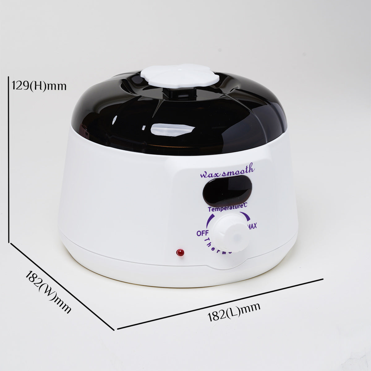 WaxSmooth Wax Warmer Trắng nắp đen 