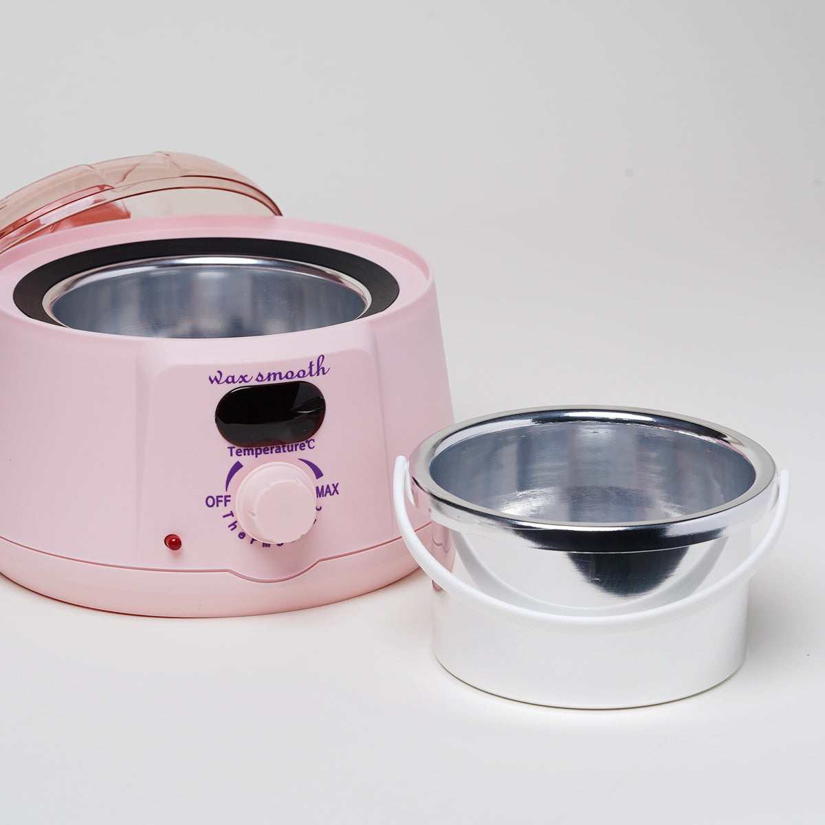 WaxSmooth Wax Warmer Pink Clear Cap