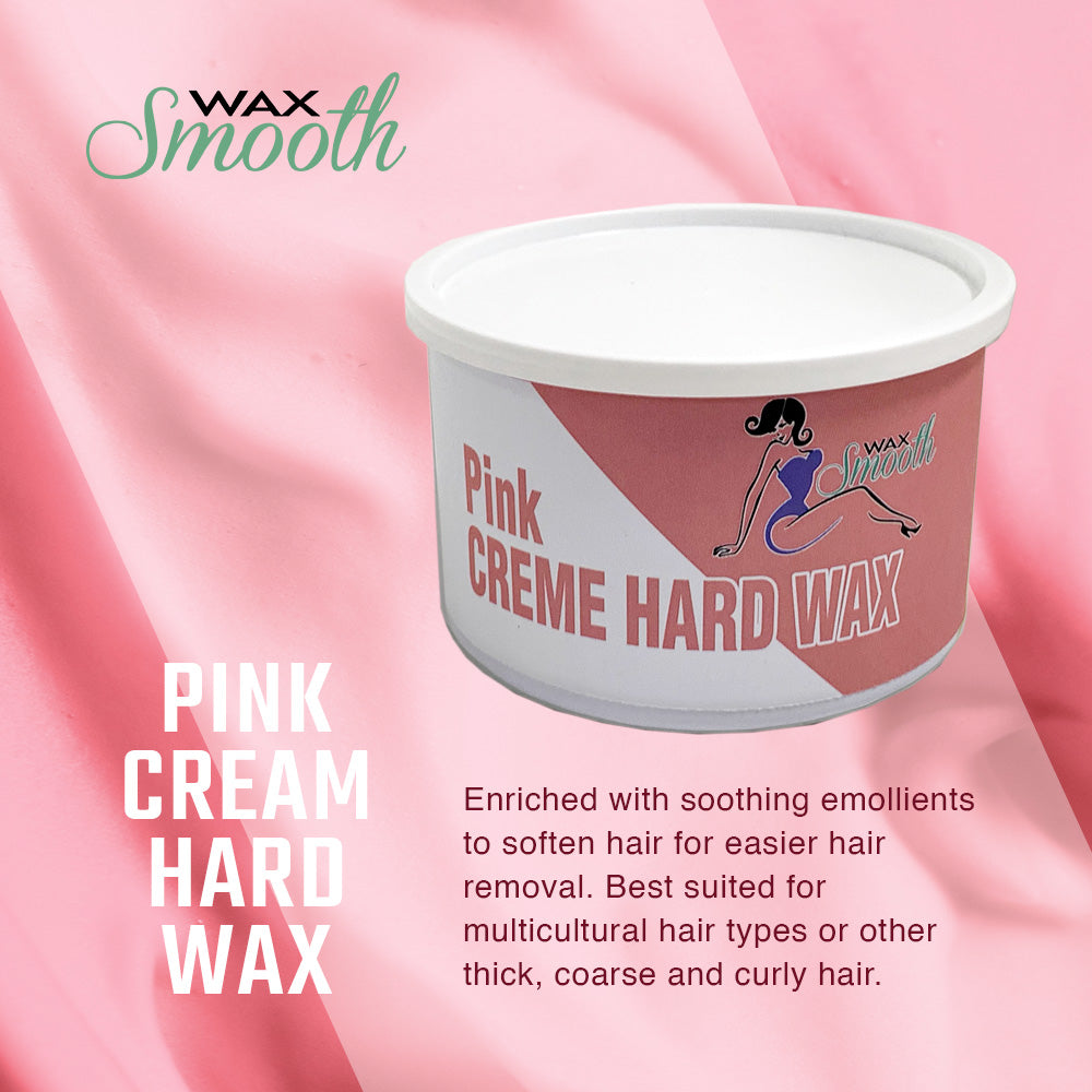 WaxSmooth Pink Cream Hard Wax 14 oz